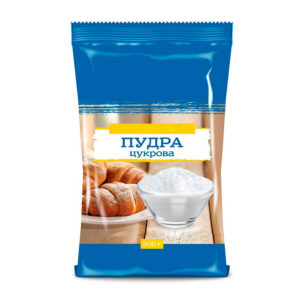 Лінія для фасування та пакування сипучих продуктів (крохмаль, цукрова пудра)